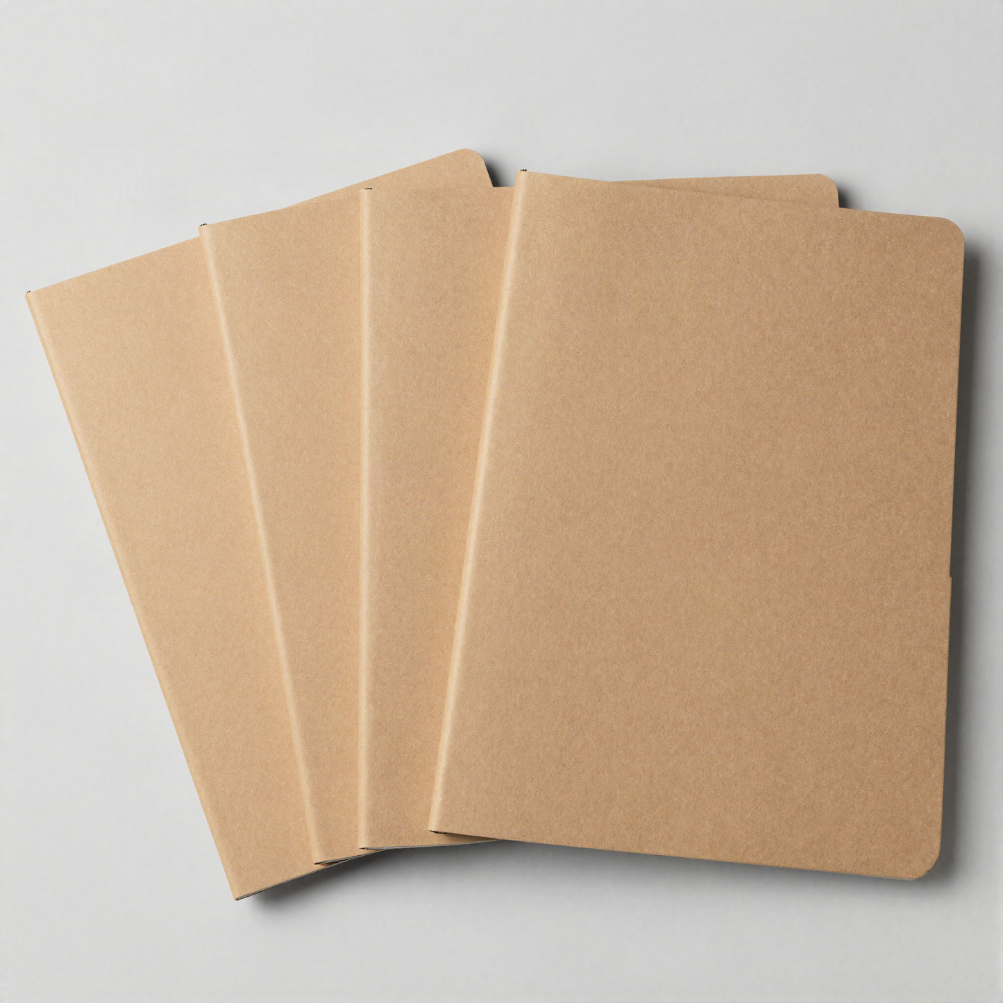 Kraft Cover Notebook Set of Three