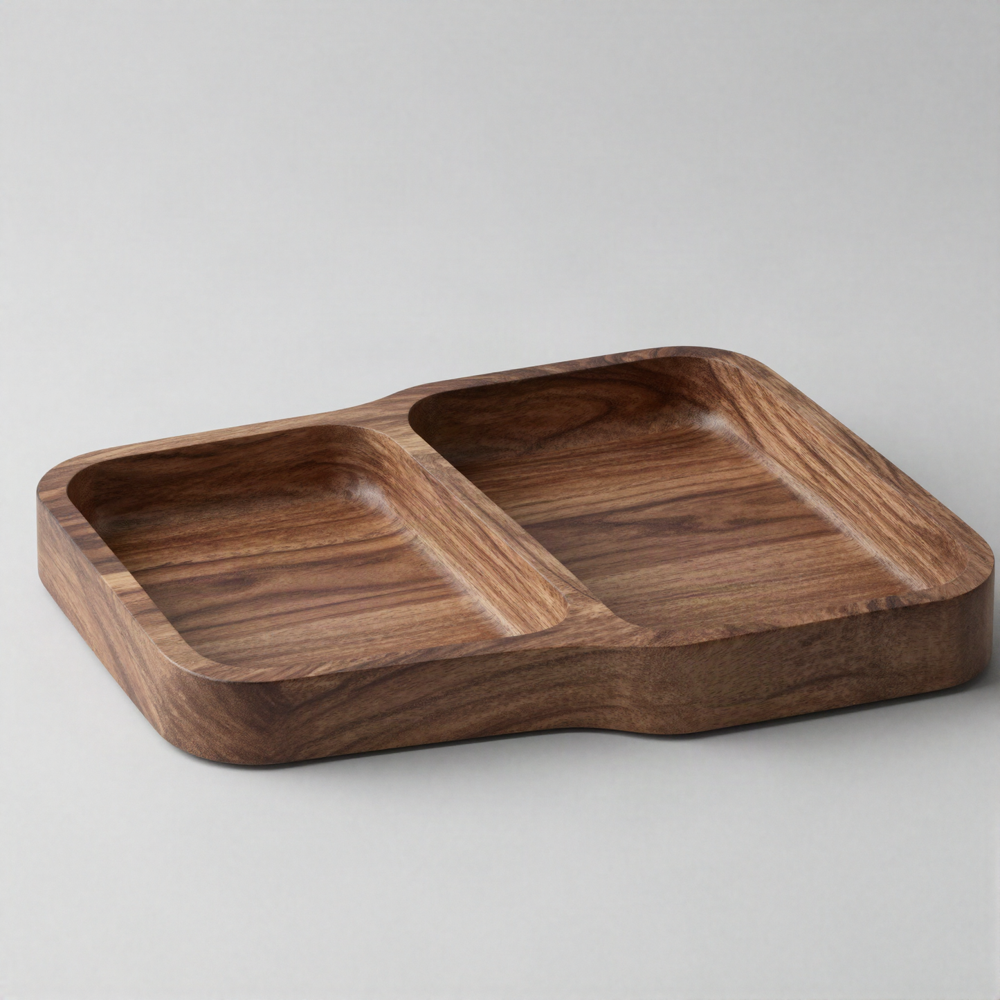 Solid Wood Desk Organizer Tray