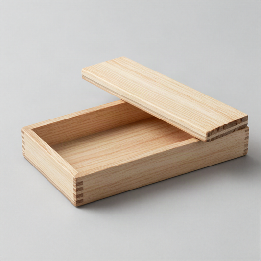 Wooden Pencil Case with Sliding Lid