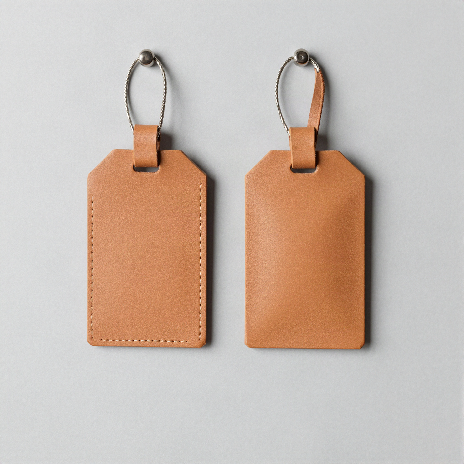 Leather Luggage Tag Set