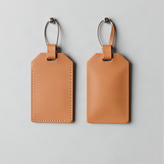 Leather Luggage Tag Set