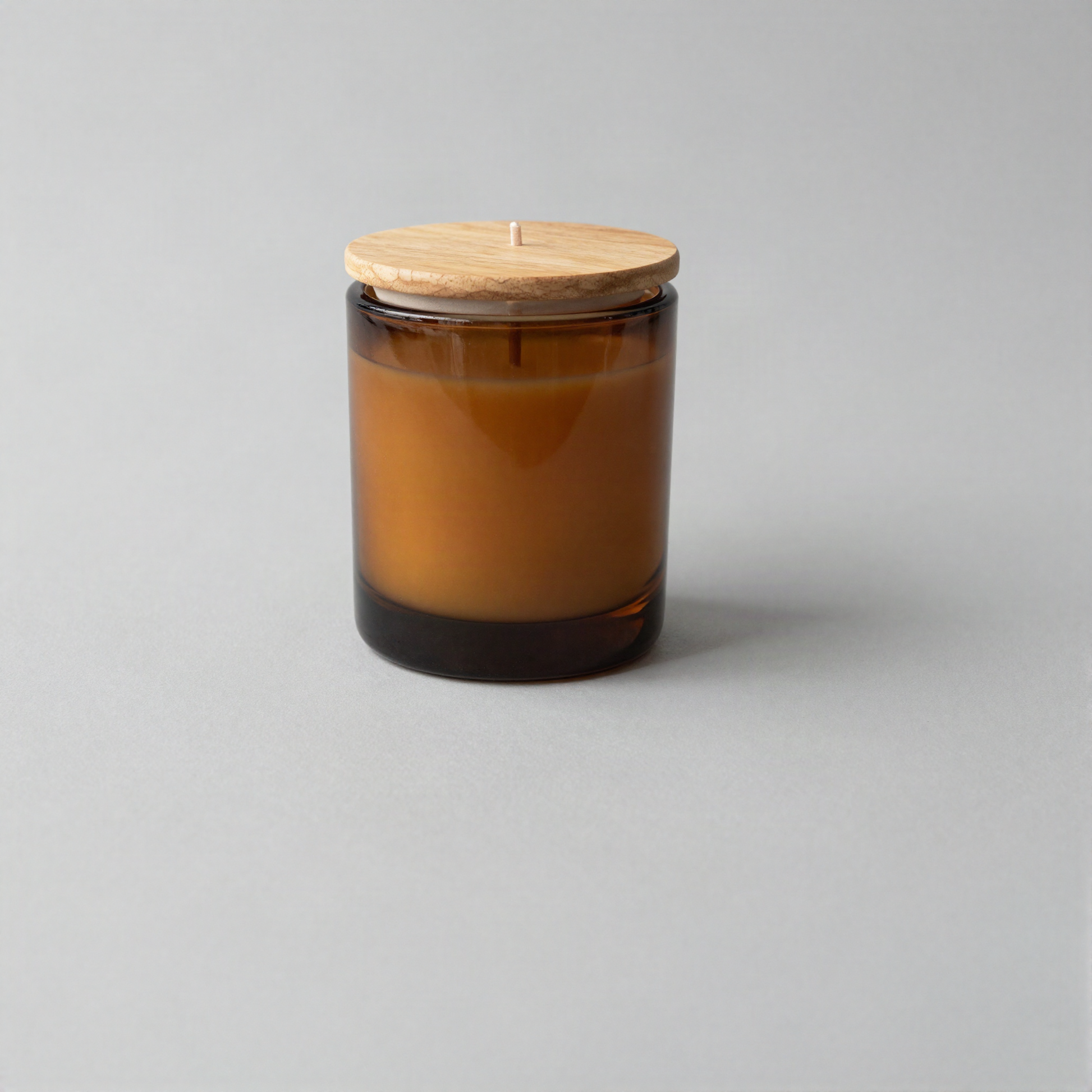 Hand Poured Soy Candle in Amber Glass