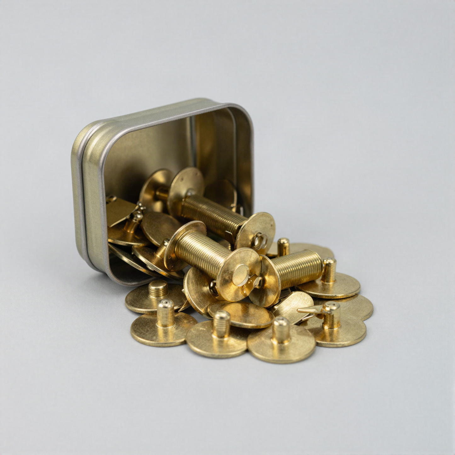 Brass Paper Fastener Set