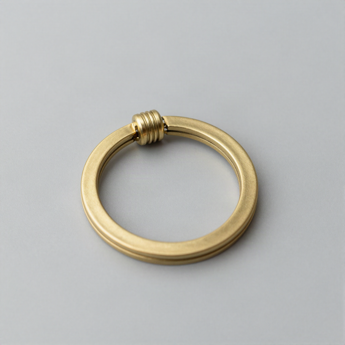 Solid Brass Keyring